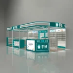 High-End Custom Double-Sided Mobile Phone Case Display Cabinet Light Duty Supermarket Shelves Accessory Point Paint Island Shelf