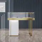 Light Luxury Gold Silver Jewelry Display Rack Elegant Jade Jade for Showcase for Watch Glasses Case for Museum Exhibition Hall