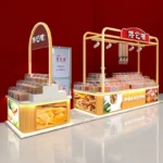 Custom Designed Aisle Display Cabinet for Dried Fruit Island Counter in Shopping Mall Snack Candy Room More Than Point Showcases