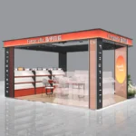 Customizable Frame Design Nail and Beauty Display Rack for Shopping Malls Featuring Eyelash Island Display & Nail Wear Cabinet