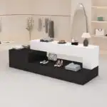 Nakashima Clothing Store Display Cabinet Mall Exhibition Hall Women's Cosmetics Shoes Bag Display Flow Table Product Showcases