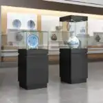 Luxury Dimmable LED Pole Spotlights for Jewelry Display Cabinet Metal Museum Showcase for Store Mall Showroom Use Direct Factory