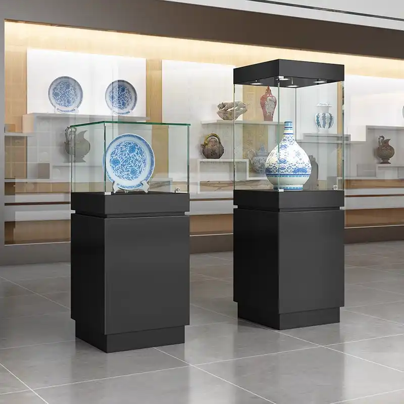H64a0c355e960417bb82e901d455026acC.jpg Luxury Dimmable LED Pole Spotlights for Jewelry Display Cabinet Metal Museum Showcase for Store Mall Showroom Use Direct Factory - Image 1