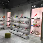 Direct Broadcast Customizable Display Racks for Shoe Store Beauty Salon & Cosmetics Sample Paint Display Cabinets & Stand