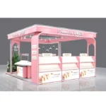 Direct Factory Sale Custom Designed Nail Salon Shop Counter for Mall Kiosk Premium Showcases
