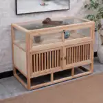 Elegant Luxury Custom Gold Jewelry Showcase Retail Store Furniture for Displaying Loose Gemstones & Stones Gold Stone Counter
