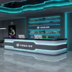 Industrial Style Billiards Bar Internet Cafe E-sports Cash Register Gym Bar Front Desk Restaurant Reception Desk Corner