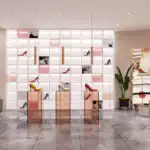 Customized Commercial Mall Shelves Multi-Layer Light Duty Shoe Rack Display Cabinet for Men's & Girls' Shoes Bag Counter Storage