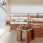 Custom Coffee Shop Dessert Store and Bakery Glass Counter Bread Cake Pastry showcase Display Cabinet Restaurant Furniture Design