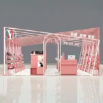 Mall Display Sales Cabinet for Beauty Products Heavy Duty Baking Paint Perfume Manicure Items Single-Sided Nakashima Container