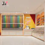 Store Counter Design Customizable LED Retail Display Cabinet for Candy Dried Fruit Chocolate Snacks-Exhibition&Shopping Mall Use