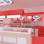 Customizable Double-Sided Light Duty Supermarket Shelves for Convenience Store & Shopping Mall Candy Fruit Fried Goods Display