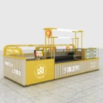 Customizable Paint Frame Design for Shopping Mall Cooked Food Kiosk Display Cabinet Sauce Plate Duck Sausage Shop Showcase