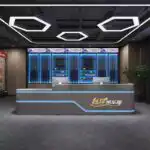 Industrial Style Retro Billiards Restaurant bar KTV E-sports Hotel Gym Front Desk bar Club Cash Register Reception Desk