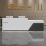 Restaurant Coffee Bar Counter for Company Reception Desk Beauty Salon and Shopping Mall Kiosk Cashier Checkout Counters