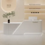 Modern Simple Medical Beauty Salon Checkout Hairdressing Women's Clothing Store Company Reception bar Design Customization