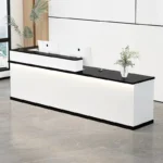 Minimally Modern Front Desk. Reception Desk. Hotel Beauty Salon. Shop. Consultation Desk. Small Checkout Counter. Customized
