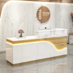 Modern Simple Company Checkout Counter for Front Desk Beauty Salon Clothing Shop Restaurant & Bar Counter Cash Register Corner