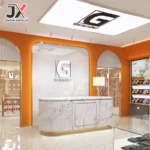 Customizable Eco-Friendly Glass Showcases LED Lighting for Jewelry/Jade Ornaments Store Front Desk Reception Display Cabinets