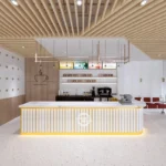 Boutique Clothing Store's Modern Multifunctional Cash Desk Supermarket Reception Checkouts Counter Table for Sale
